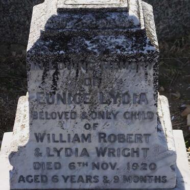 WRIGHT Eunice Lydia -1920