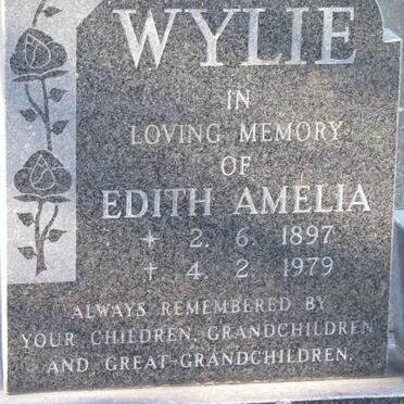 WYLIE Edith Amelia 1897-1979