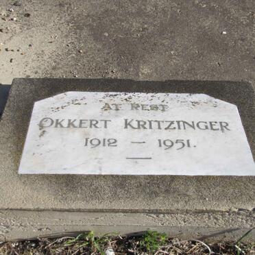 KRITZINGER Okkert 1912-1951