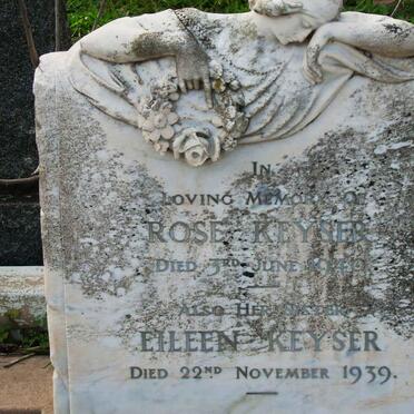 KEYSER Rose -1940 :: KEYSER Eileen -1939