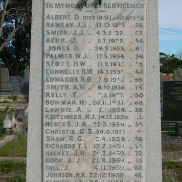 4. Memorial to Ex-Servicemen