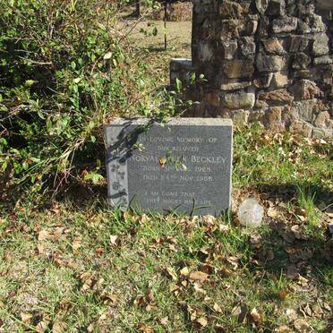 BECKLEY Norval Owen 1925-1956