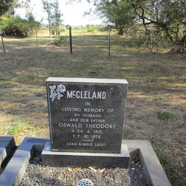 McCLELAND Oswald Theodore 1915-1976 