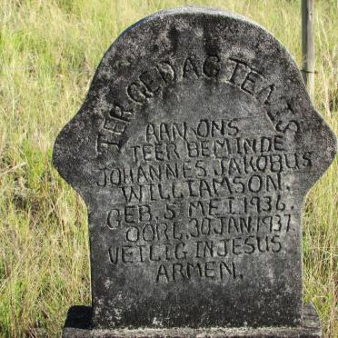 WILLIAMSON Johannes Jakobus 1936-1937