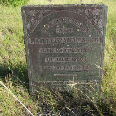 SMITH Maria Elizabeth nee RADEMEYER 1886-1944