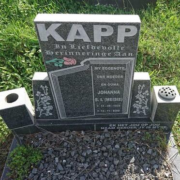 KAPP Johanna S.I. 1934-2008