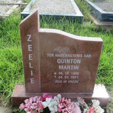 ZEELIE Quinton Martin 1980-2001
