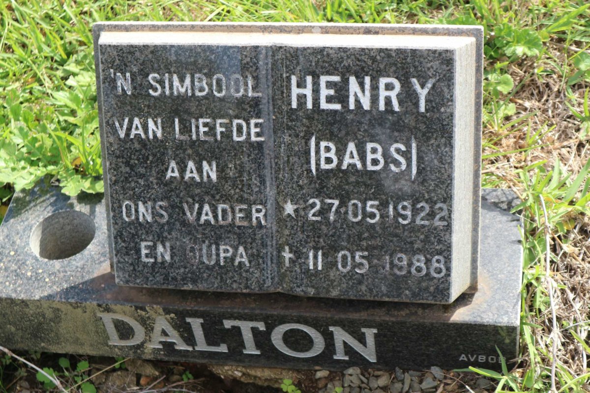 DALTON Henry 1922-1988
