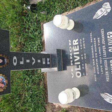 OLIVIER Casper Johannes 1951-2016 &amp; Helen Magda 1956- :: OLIVIER Vernon 1979-2014