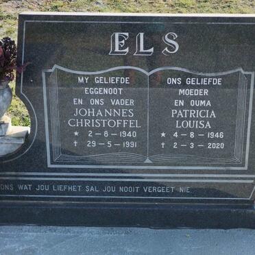 ELS Johannes Christoffel 1940-1991 &amp; Patricia Louisa 1946-2020