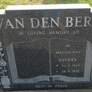 BERG Sandra, van den 1949-1979
