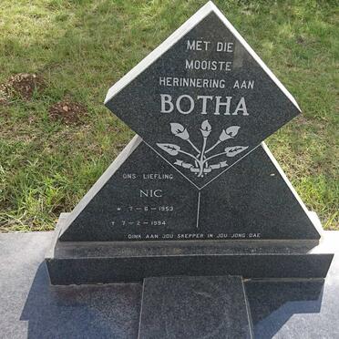 BOTHA Nic 1953-1994