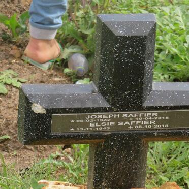 SAFFIER Joseph 1942-2018 &amp; Elsie 1943-2018