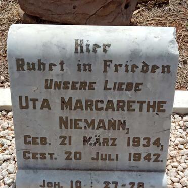 NIEMANN Uta Margarethe 1934-1942