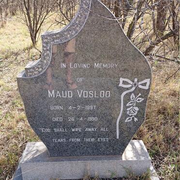 VOSLOO Maud 1897-1990