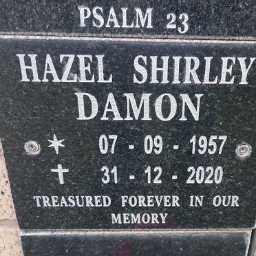 DAMON Hazel Shirley 1957-2020