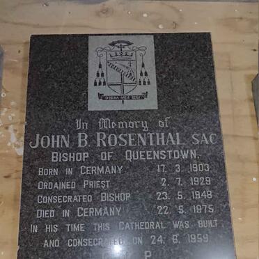 ROSENTHAL John B. 1903-1975