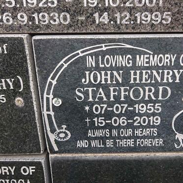 STAFFORD John Henry 1955-2019