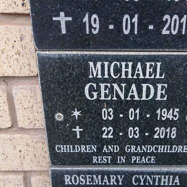 GENADE Michael 1945-2018