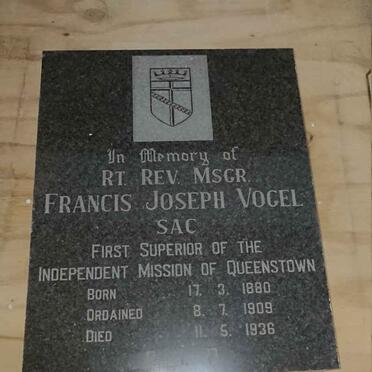 VOGEL Francis Joseph 1880-1936