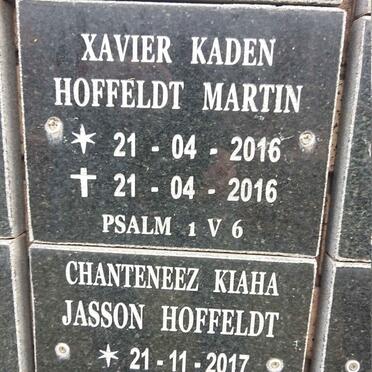 MARTIN Xavier Kaden Hoffeldt 2016-2016 :: HOFFELDT Chanteneez Kiaha Jasson 2017-2017