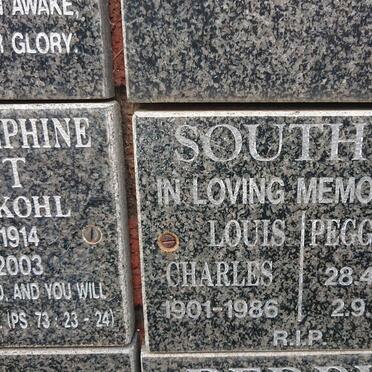SOUTHEY Louis Charles 1901-1986 & Peggie 1903-1992