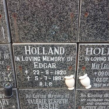 HOLLAND Edgar 1920-1993 :: LESLIE Valerie Elspeth 1926-2019 :: WYK Cas, van 1924-2004