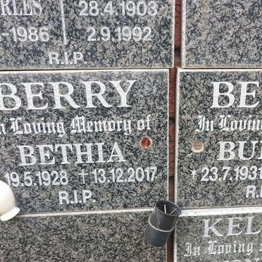 BERRY Bertha 1928-2017 :: BERRY Bunny 1931-2000
