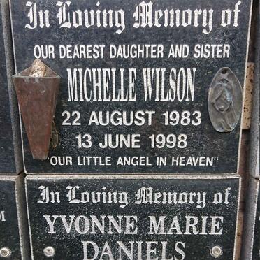 DANIELS Yvonne Marie 1945-2017 :: WILSON Michelle 1983-1998 