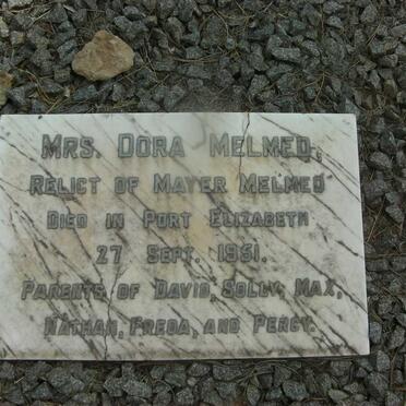 MELMED Meyer -1917 &amp; Dora -1951