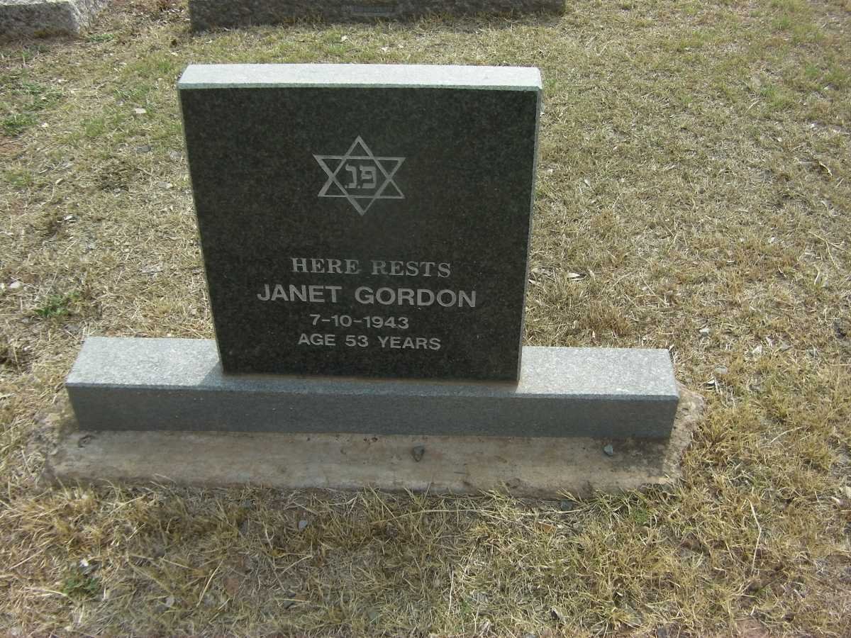 GORDON Janet -1943