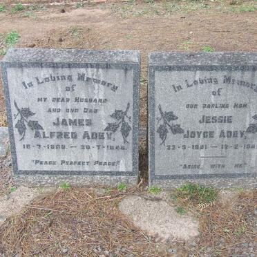 ADEY James Alfred 1889-1945 &amp; Jessie Joyce 1881-1952