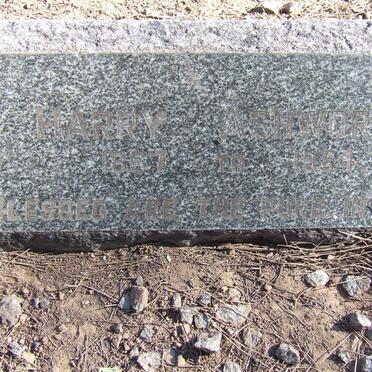 ASHWORTH Harry 1867-1954 &amp; Martha Margaret 1876-1973