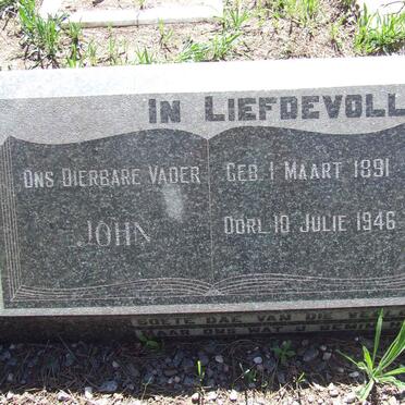 ASTLE John 1891-1946 &amp; Johanna Magrietha VAN HEERDEN 1894-1963