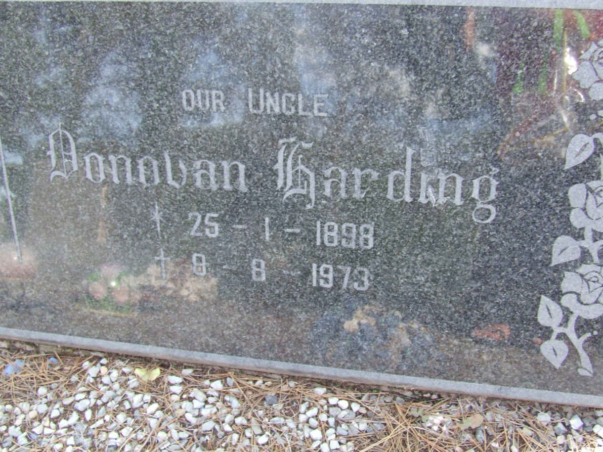 HARDING Donovan 1898-1973