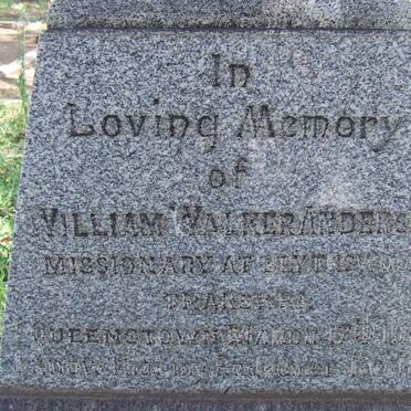 ANDERSON William Walker -1908