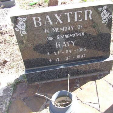 BAXTER Katy 1885-1987