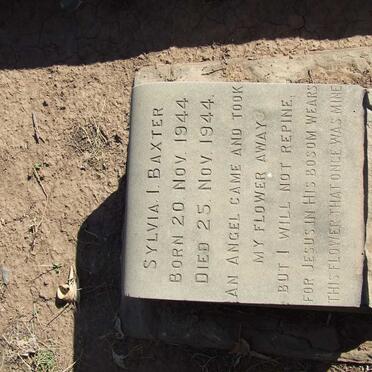 BAXTER Sylvia I. 1944-1944