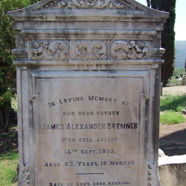 BREMNER James Alexander -1932