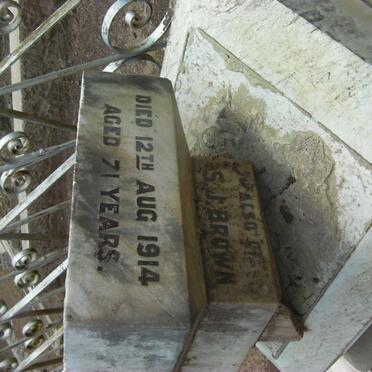 BROWN S.J. -1914 &amp; BROWN S.E. -1905