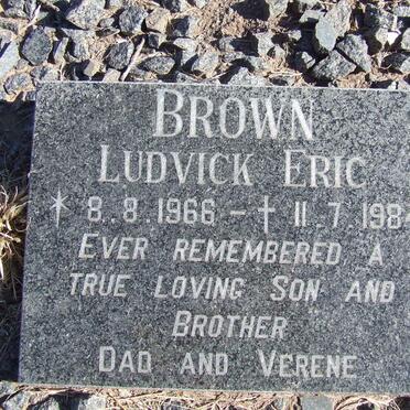BROWN Ludvick Eric 1966-1984