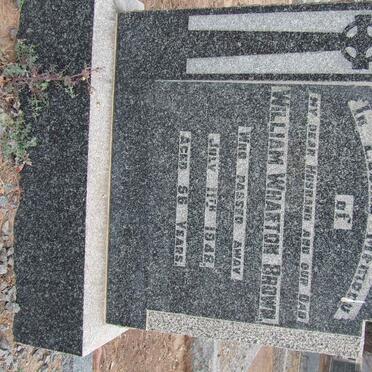 BROWN William Wharton -1948