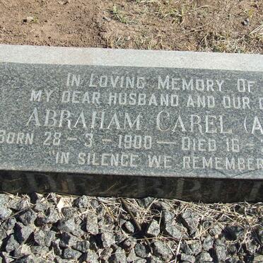 BRUIN Abraham Carel, de 1900-196?