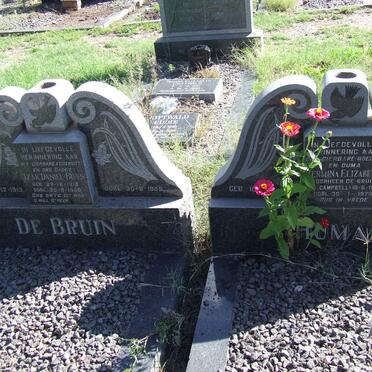 BRUIN Izak Daniel Buys, de 1913-1956 &amp; Hermina Elizabeth HUMAN formerly DE BRUIN nee CAMPBELL 1916-1978