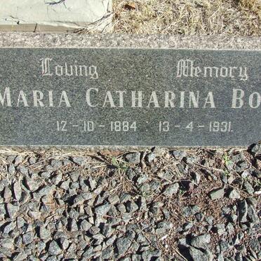 BOLD John George 1883-1932 &amp; Maria Catharina 1884-1931 :: BOLD Maria Catharina 1907-1926