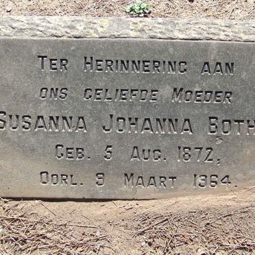 BOTHA Susanna Johanna 1972-1964
