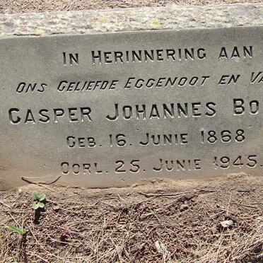BOTHA Casper Johannes 1868-1945