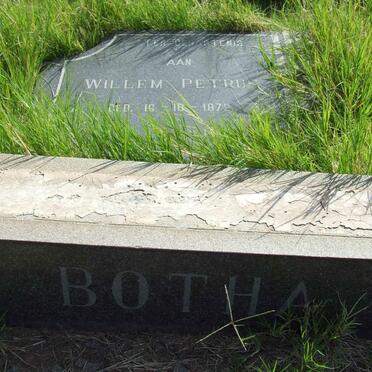BOTHA Willem Petrus 1872-1963
