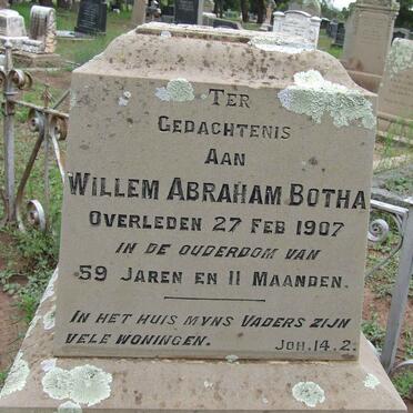 BOTHA Willem Abraham -1907