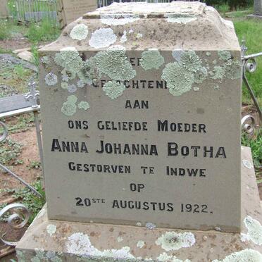 BOTHA Anna Johanna -1922